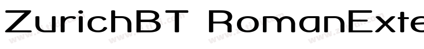 ZurichBT RomanExtend字体转换